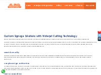 Waterjet Cutting - Signage - ALIND