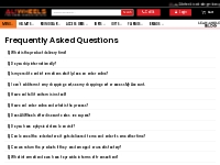 Frequently Asked Questions - Aliwheels