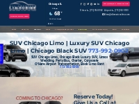 SUV Chicago Limo | Luxury SUV Chicago Limo | Black SUV
