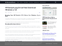 HP Deskjet 3755 Driver Free Download Windows 7/10