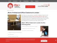 Office Clearance in London |  Allan's Rubbish Removals Company
