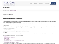Roadworthy Certificate Yarraville|Car Servicing  Yarraville- All Car S
