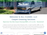 ALL CLEAN!, LLC - Your Most Thorough Carpet Cleaning EVER!