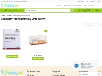 Anthelmintic Drugs Tablet Online – At All Day Pills