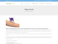 Turnkey Allergy Test Kits for Physicians