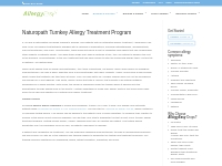 Naturopath Turnkey Allergy Treatment Program