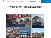 Prefab Steel Workshop Buildings | Metal Auto Repair Shop Building Kits