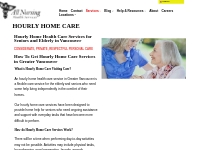 Hourly Home Care Services In Vancouver BC