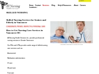 Nursing Services In Vancouver BC | RN   LPNS | Wound Care