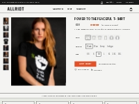 Power to the Peaceful T-shirt - Anti War Tees | ALLRIOT