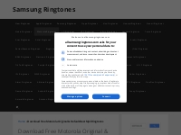 Download Free Motorola Original   Default Best Mp3 Ringtones - Samsung
