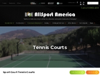 Custom Low Maintenance Tennis Court Construction and Resurfacing