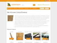 Site   Erosion Control Products | All Stake Supply