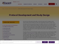 Protocol Development and Clinical Trial Design | Allucent