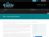 Inlift™ Laser Snoring Treatment Mackay | Allure Laser and Skin Studio