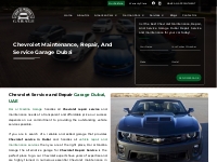 Best Chevrolet Repair And Service Specialists In Dubai, UAE
