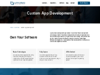 Custom App Development Company | Alpha Bravo Development
