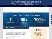 Alpha Group of Institutions	Alpha Group | Alpha Group of Institutions 
