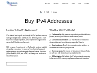 Buy IPv4 Addresses | IPv4.deals