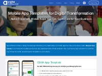 Free Mobile App Development Templates with Alpha TransForm