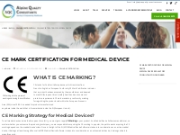 CE MARK CERTIFICATION FOR MEDICAL DEVICE