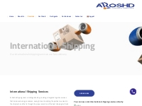 International Shipping - Al Roshd For Logistics Services