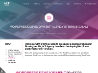 WordPress Development Agency in the UK | ALT Agency