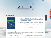 Association of Language Testers in Europe (ALTE) - Our History