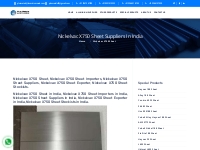 Plus Metals - Nickelvac X750 Sheet | Nickelvac X750 Sheet Importers |N