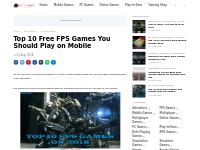 Top 10 Free FPS Games You Should Play on Mobile - AM17 GAMES