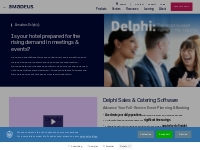 Delphi | Amadeus Hospitality | Sales   Catering Software
