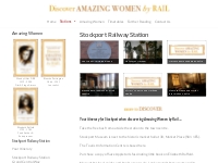 Stockport - Amazing Women by Rail