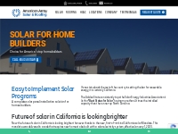 Complete Solar Solutions for Home Builders - Easy to Implement Solar P