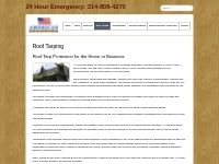 Emergency Roof Tarping Services St Louis MO 24/7 | American Board Up