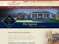 Central Florida Home Builders - American Family Homes
