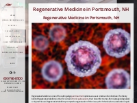 Regenerative Medicine | Stem Cell Injections in Portsmouth, NH