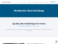 Residential Steel Buildings - AMF Steel Buildings