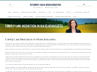 Family Law Mediation in Massachusetts - Amherst Divorce