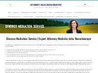 Divorce Mediation Service