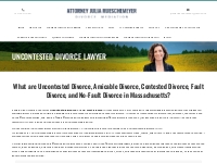 Lawyer for Uncontested Divorce - Attorney Julia Rueschemeyer