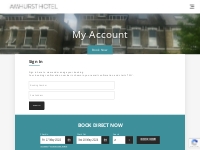 My Account - Amhurst Hotel