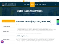 Textile Lab Consumables - Amith Garment Service