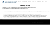 Privacy Policy AMZ Researcher : Tool for Amazon sellers to calculate F