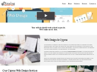 Web Design Cyprus - Website Design | Analog Web Solutions