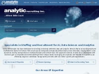   	Analytic Recruiting - Expert Recruitment in Business Analytics, AI,