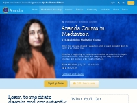 Ananda Course In Meditation | Meditation Classes   Ananda