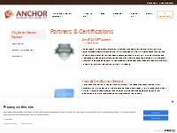 Partners   Certifications - Anchor Network Solutions, Inc