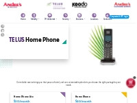 TELUS Home Phone, Landline Services plans - Andre’s Wireless