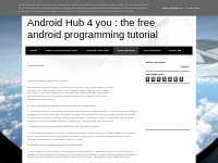 Android Hub 4 you : the free android programming tutorial: Java Inervi