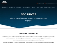 SEO Prices, How Much Does SEO Cost? - Andy Morley
